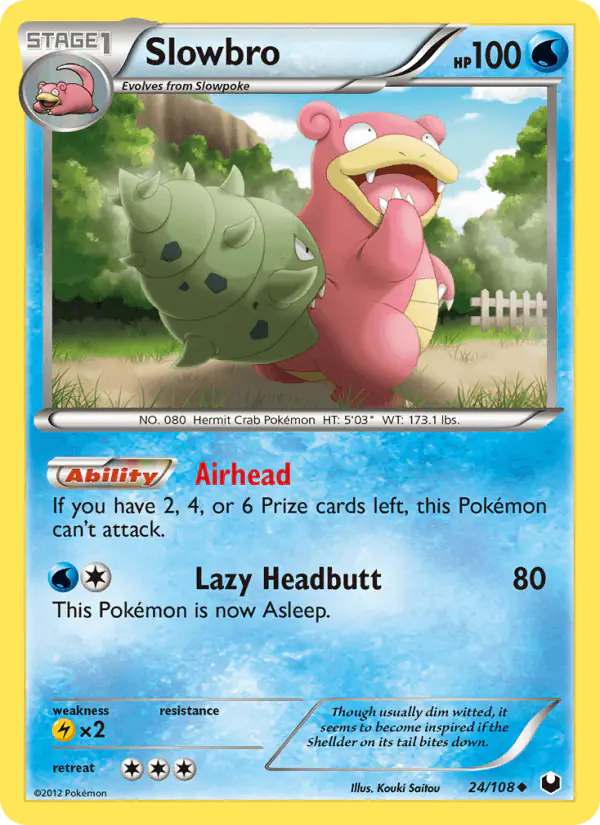 Carta Slowbro 24/108 de Dark Explorers