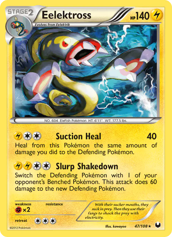 Carta Eelektross 47/108 de Dark Explorers