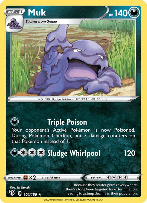 Carta Muk 101/189 de Darkness Ablaze