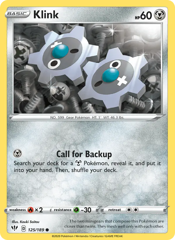 Carta Klink 125/189 de Darkness Ablaze