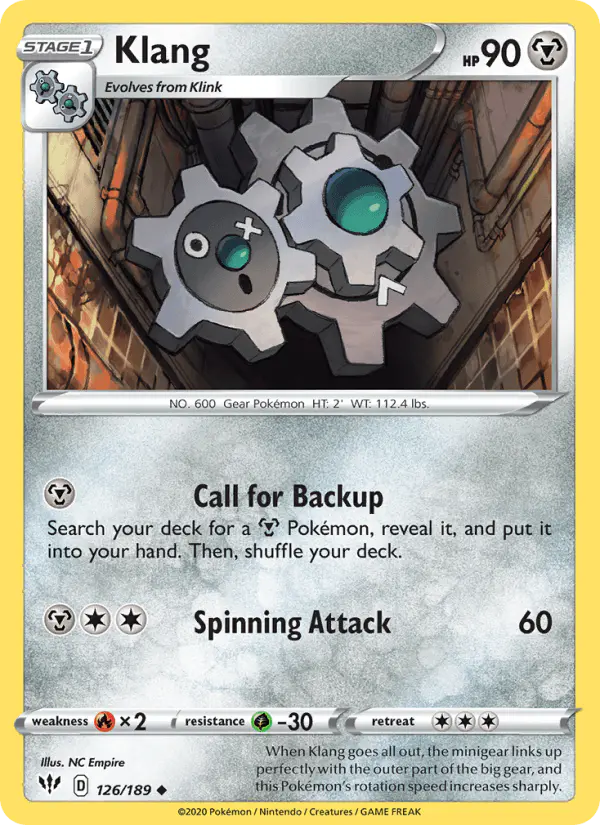 Carta Klang 126/189 de Darkness Ablaze