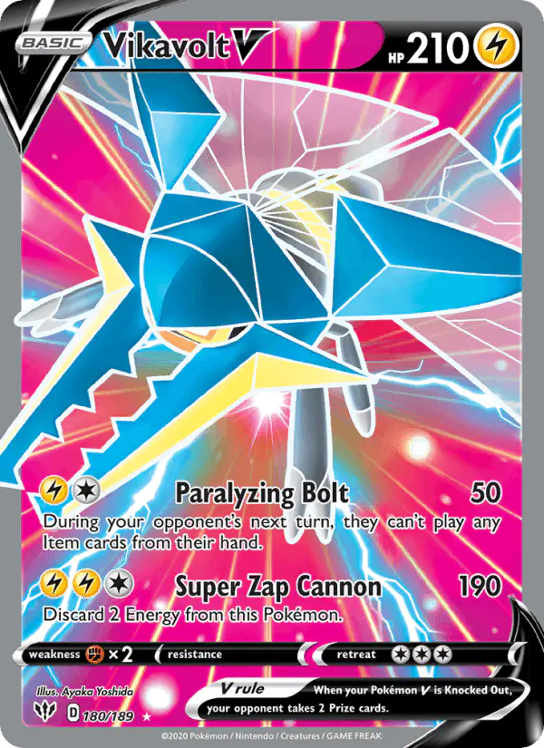 Carta Vikavolt V 180/189 de Darkness Ablaze