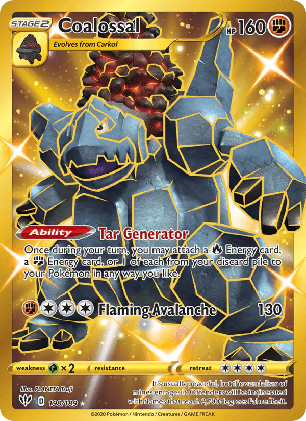 Carta Coalossal 198/189 de Darkness Ablaze
