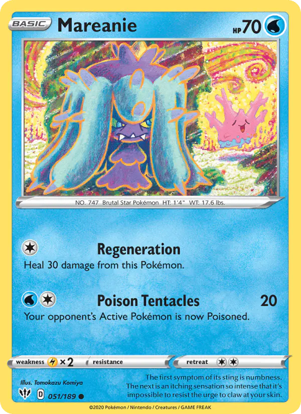 Carta Mareanie 051/189 de Darkness Ablaze