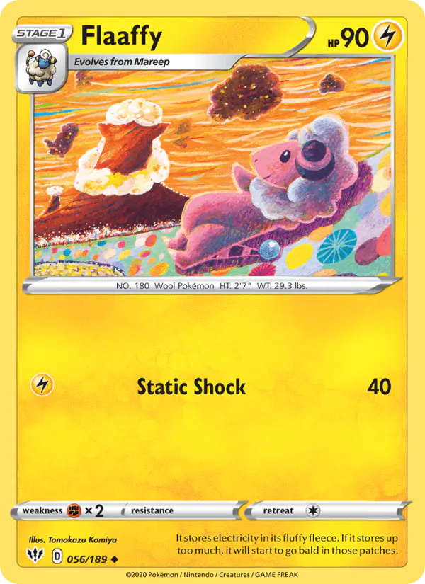 Carta Flaaffy 056/189 de Darkness Ablaze
