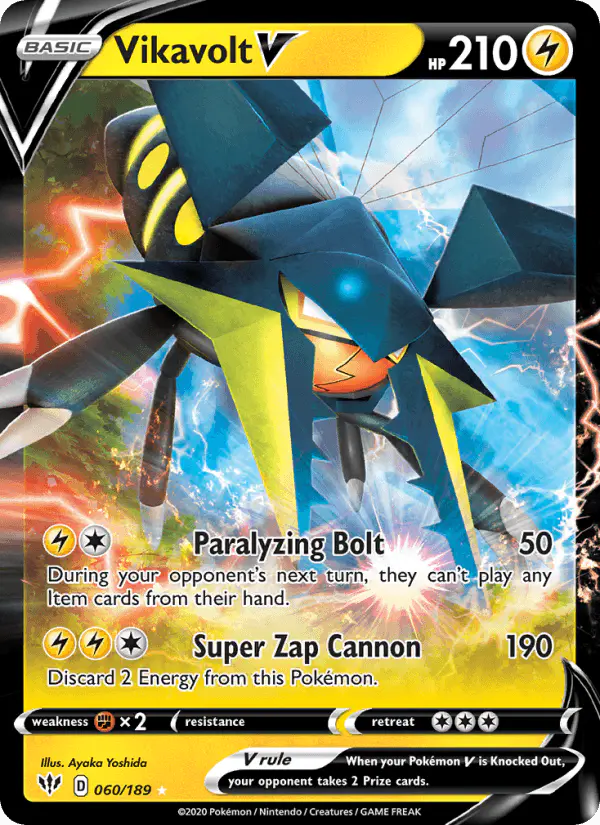 Carta Vikavolt V 060/189 de Darkness Ablaze