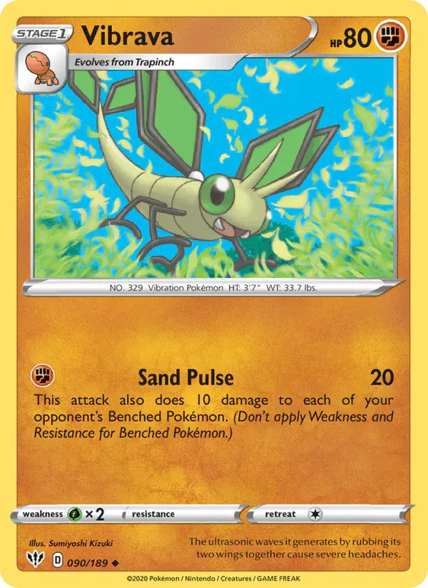 Carta Vibrava 090/189 de Darkness Ablaze