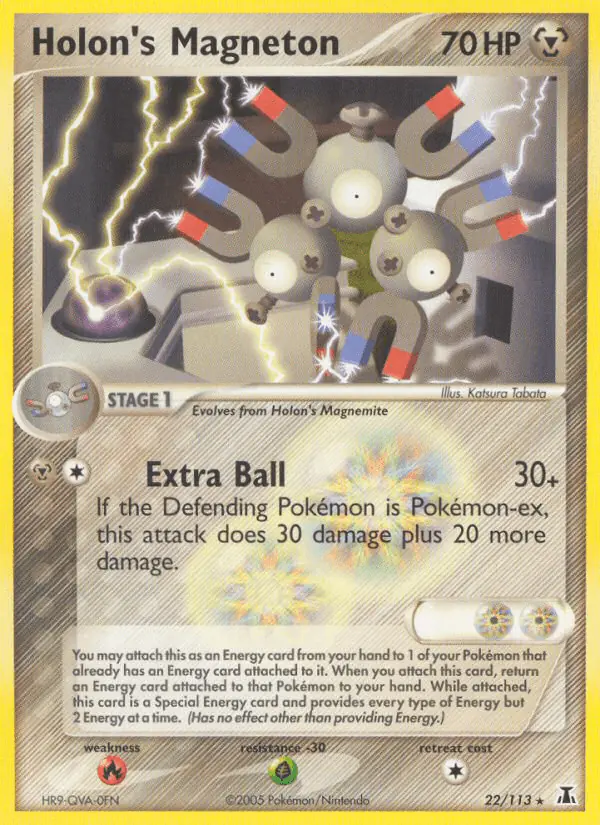 Carta Holon's Magneton 22/113 de Delta Species