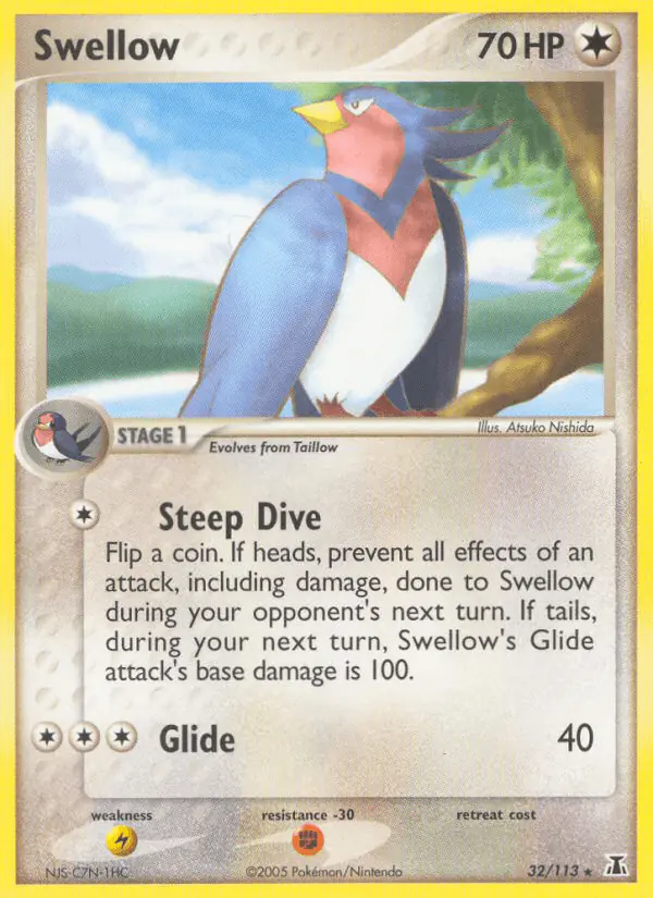 Carta Swellow 32/113 de Delta Species