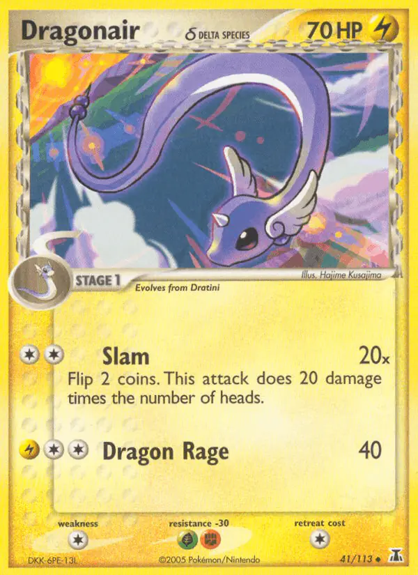 Carta Dragonair δ 41/113 de Delta Species