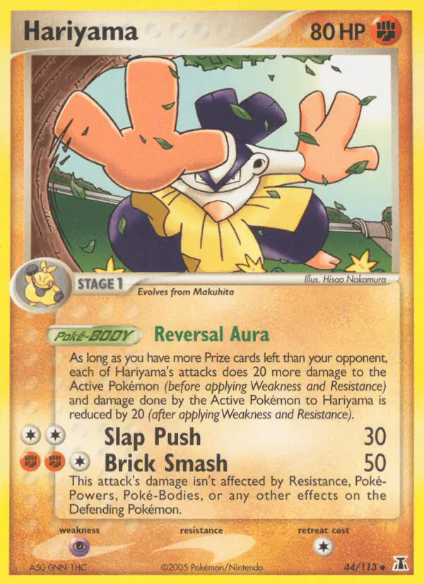 Carta Hariyama 44/113 de Delta Species