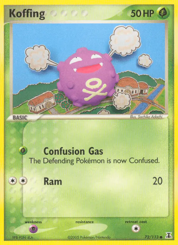 Carta Koffing 72/113 de Delta Species
