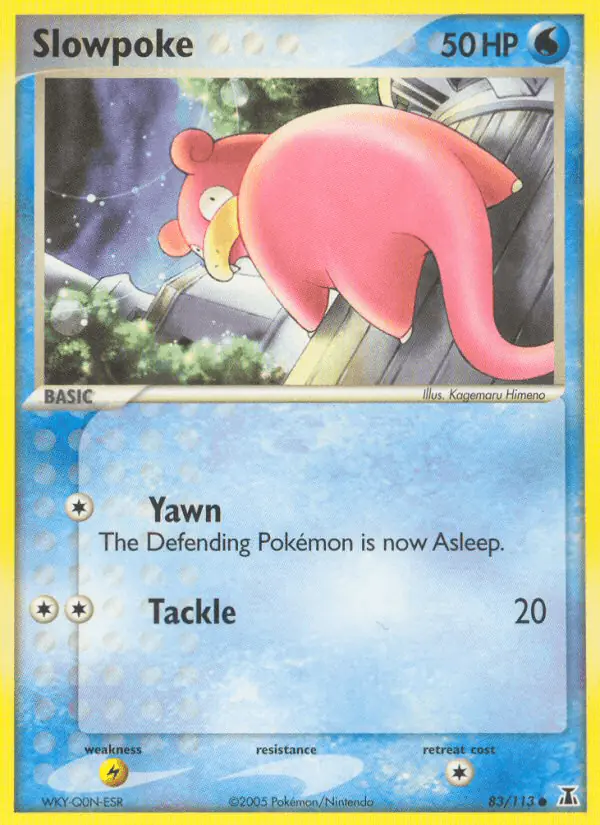 Carta Slowpoke 83/113 de Delta Species