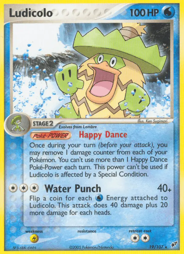 Carta Ludicolo 19/107 de Deoxys