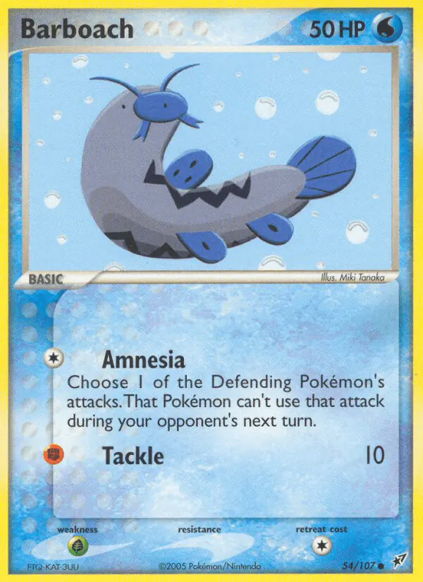 Carta Barboach 54/107 de Deoxys