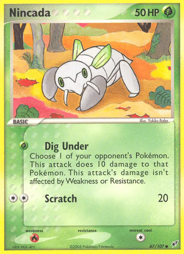 Carta Nincada 67/107 de Deoxys