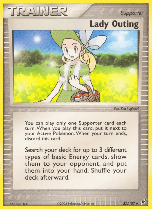 Carta Lady Outing 87/107 de Deoxys