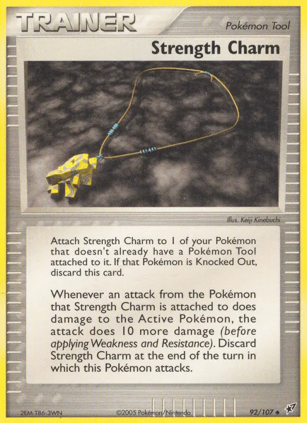 Carta Strength Charm 92/107 de Deoxys