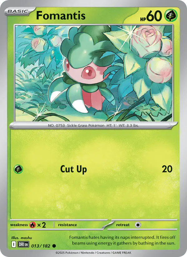 Carta Fomantis 013/182 de Destined Rivals