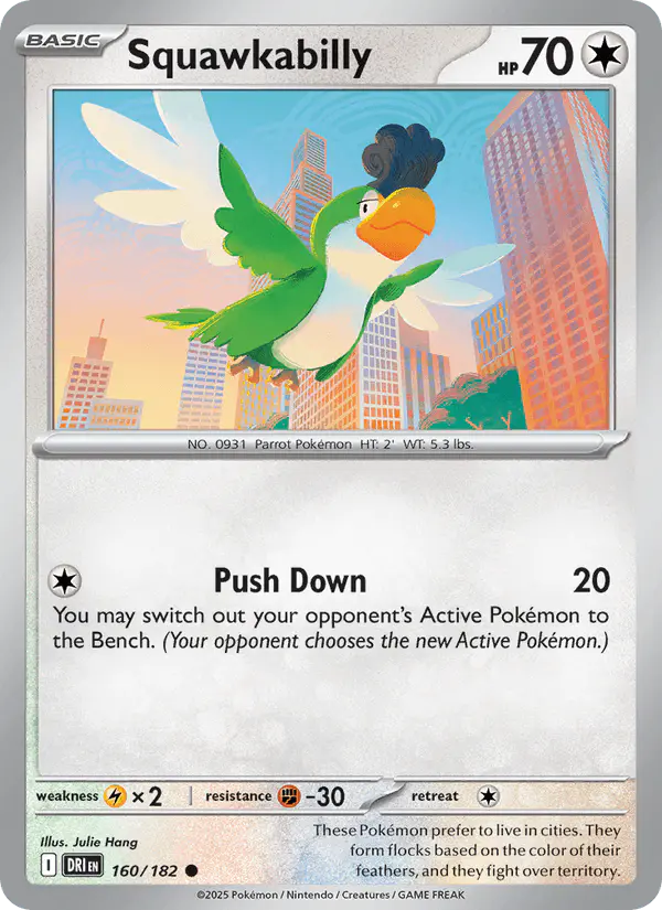 Carta Squawkabilly 160/182 de Destined Rivals