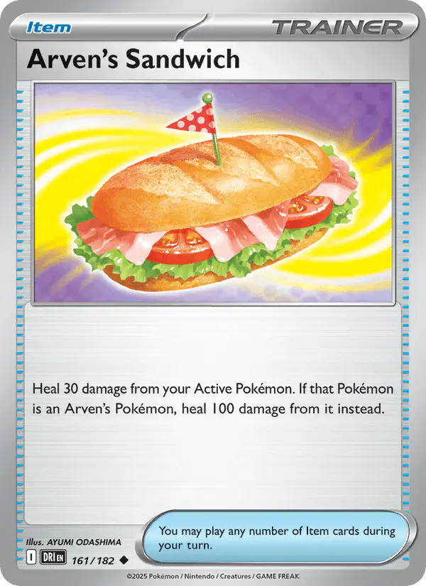 Carta Arven's Sandwich 161/182 de Destined Rivals