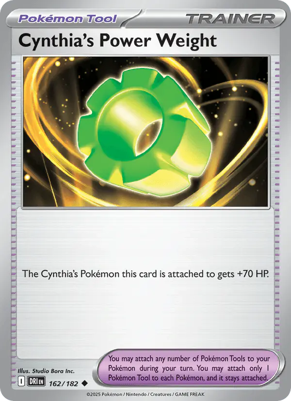 Carta Cynthia's Power Weight 162/182 de Destined Rivals