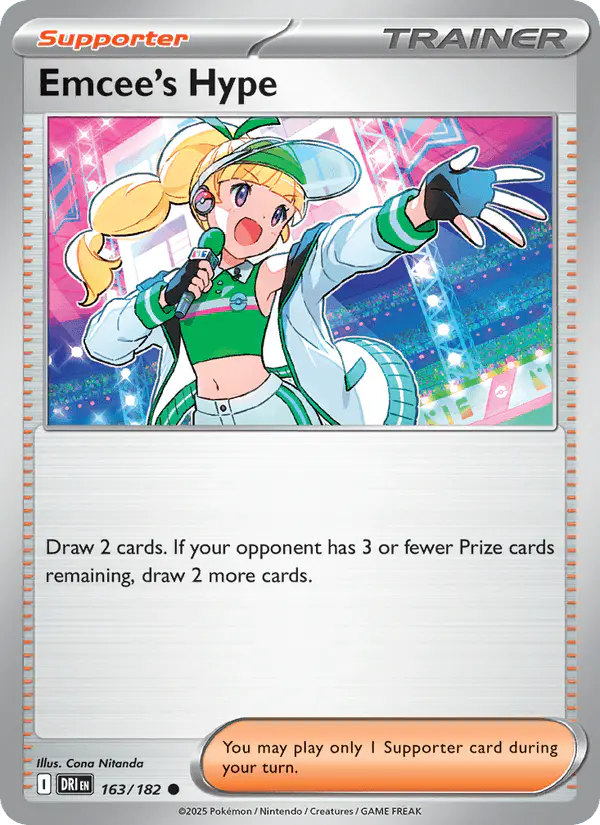 Carta Emcee's Hype 163/182 de Destined Rivals