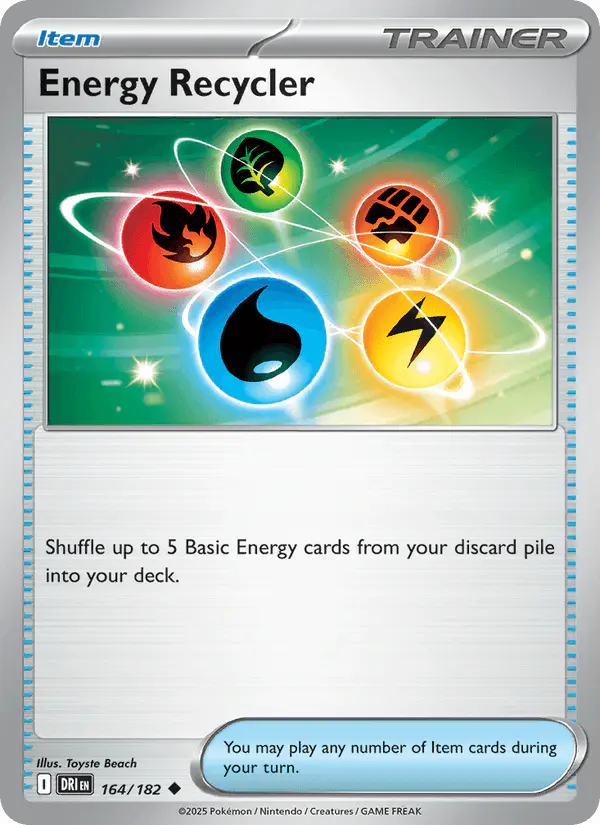 Carta Energy Recycler 164/182 de Destined Rivals