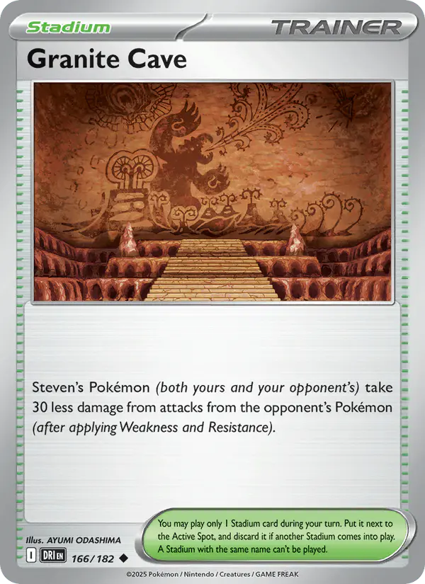 Carta Granite Cave 166/182 de Destined Rivals