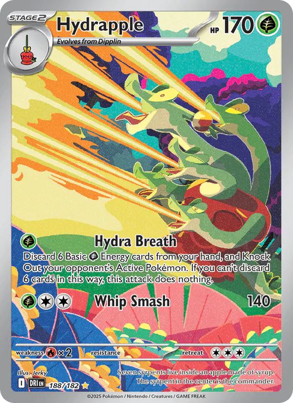 Carta Hydrapple 188/182 de Destined Rivals