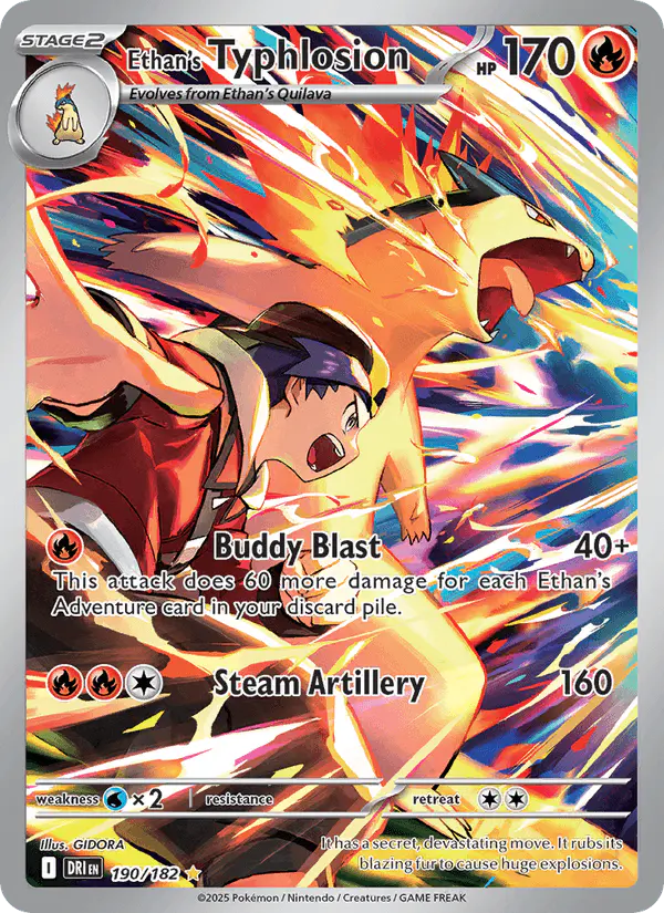 Carta Ethan's Typhlosion 190/182 de Destined Rivals