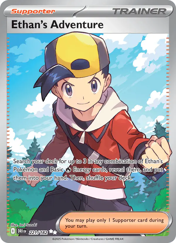Carta Ethan's Adventure 221/182 de Destined Rivals