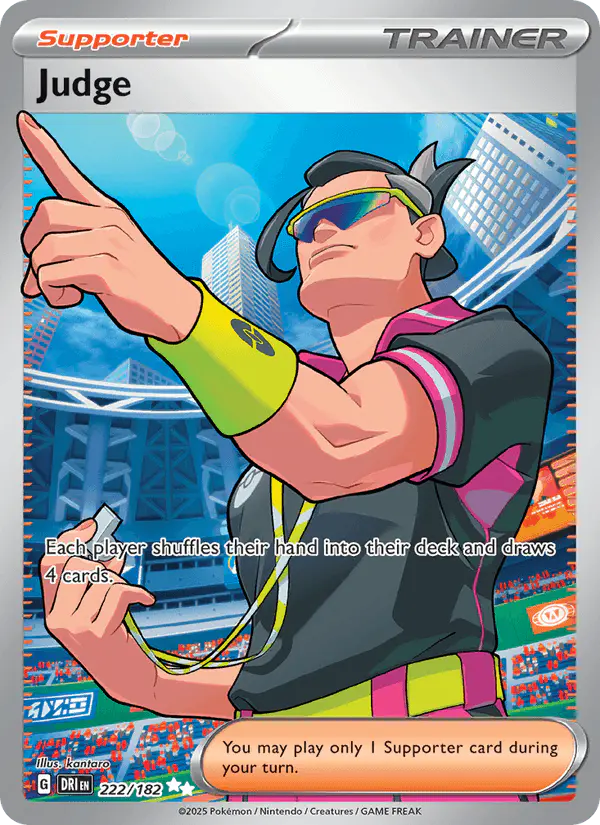 Carta Judge 222/182 de Destined Rivals