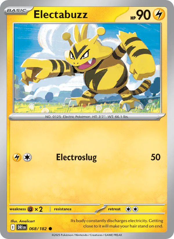 Carta Electabuzz 068/182 de Destined Rivals