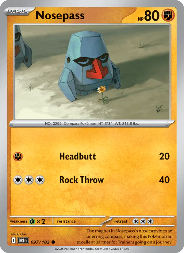 Carta Nosepass 097/182 de Destined Rivals