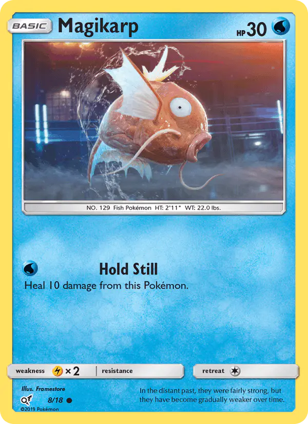 Carta Magikarp 8/18 de Detective Pikachu