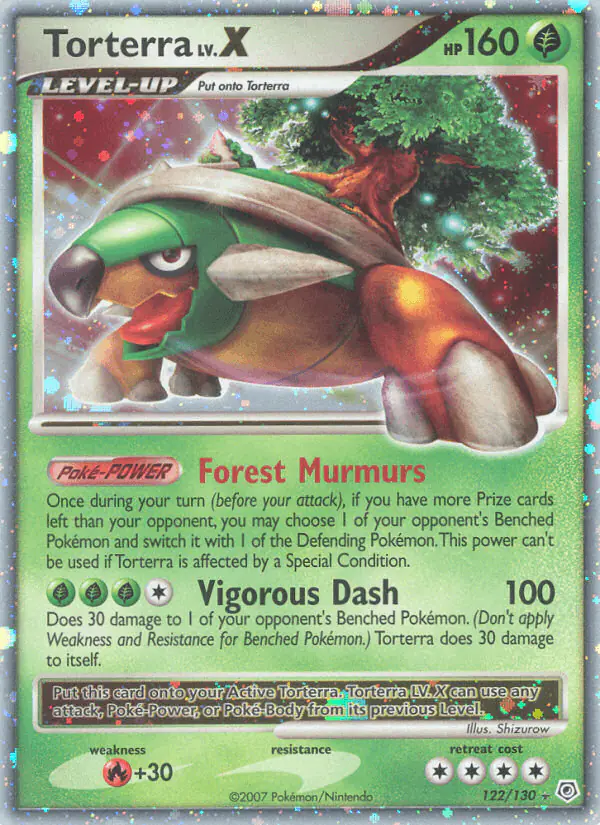 Carta Torterra 122/130 de Diamond & Pearl