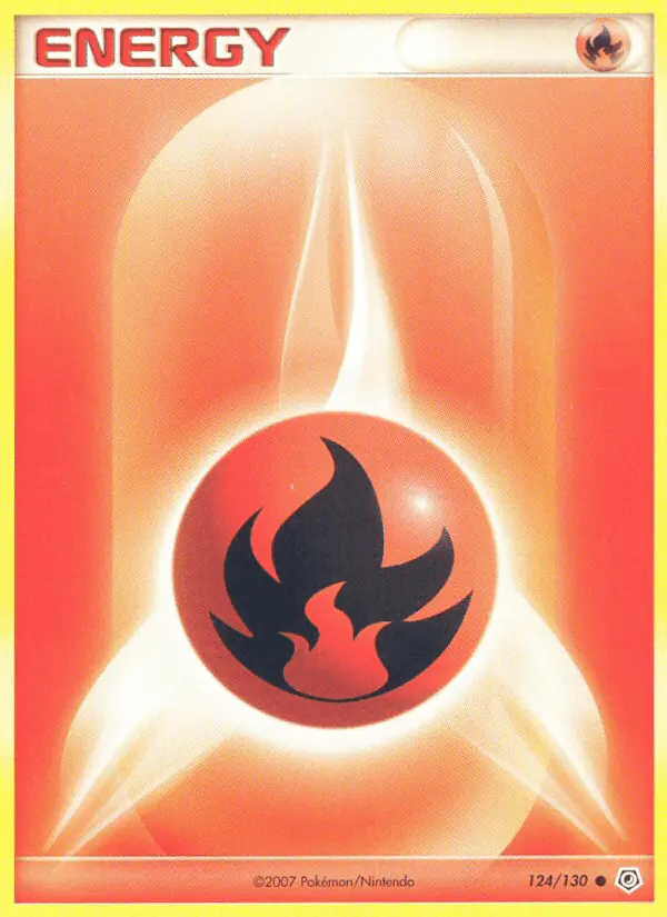 Carta Fire Energy 124/130 de Diamond & Pearl