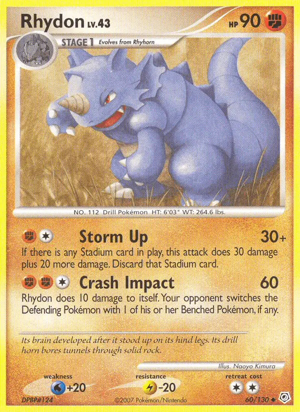 Carta Rhydon 60/130 de Diamond & Pearl