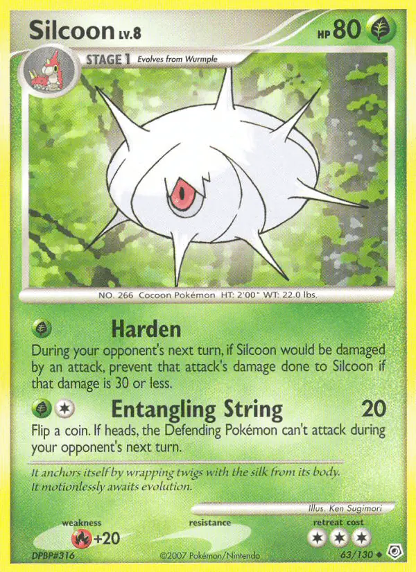 Carta Silcoon 63/130 de Diamond & Pearl