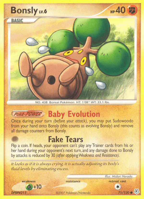 Carta Bonsly 71/130 de Diamond & Pearl
