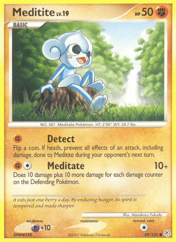 Carta Meditite 89/130 de Diamond & Pearl