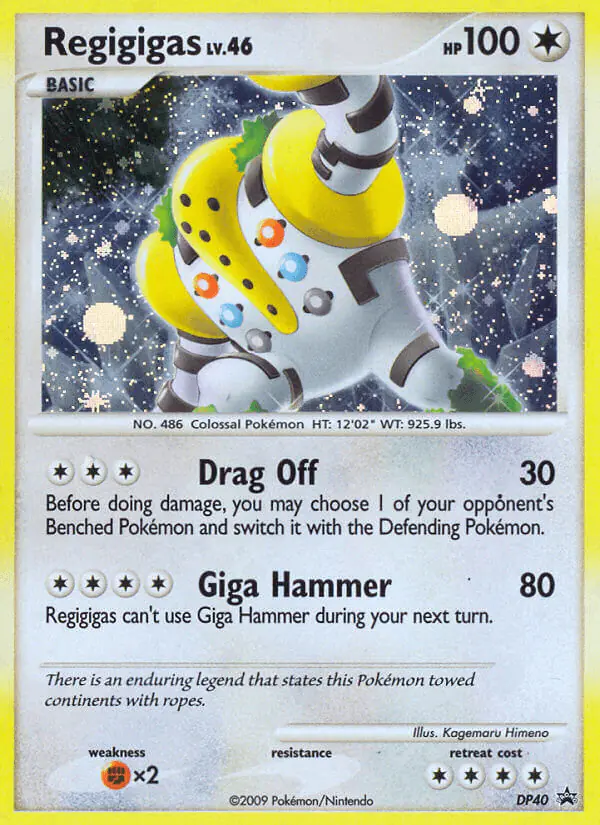Carta Regigigas DP40 de DP Black Star Promos