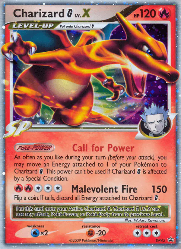 Carta Charizard G DP45 de DP Black Star Promos