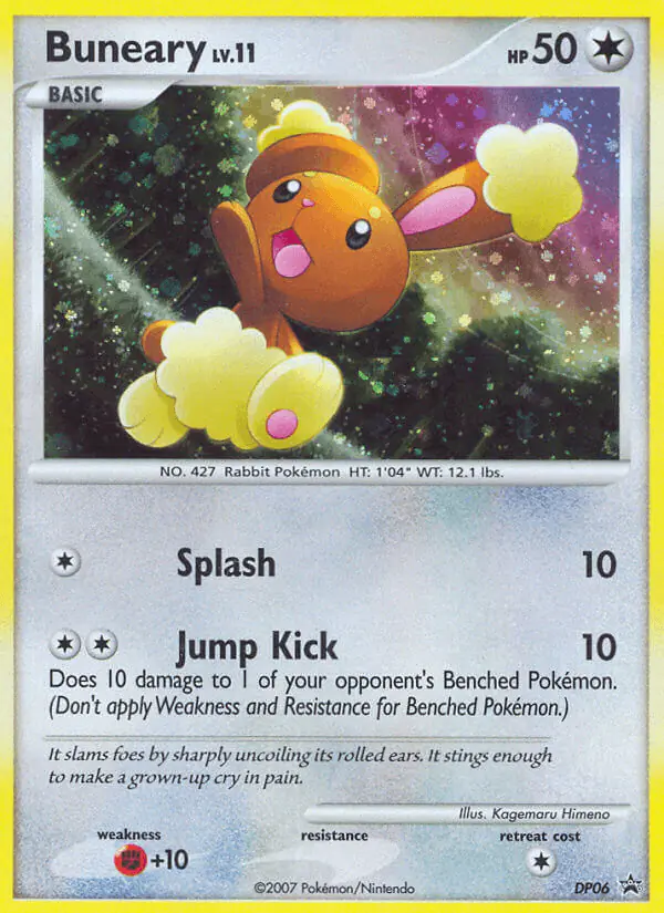 Carta Buneary DP06 de DP Black Star Promos