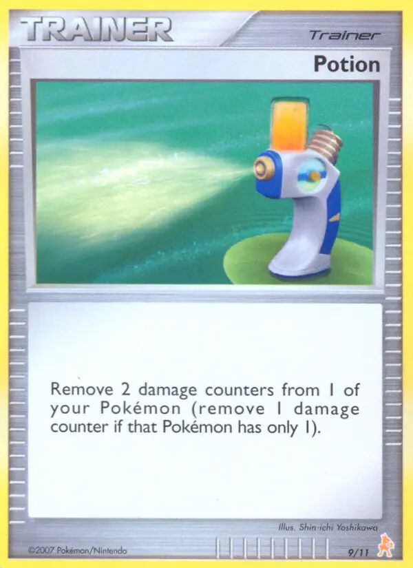 Carta Potion 9/11 de DP trainer Kit (Lucario)