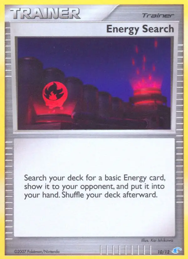 Carta Energy Search 10/12 de DP trainer Kit (Manaphy)