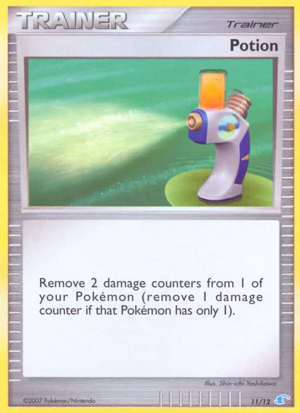 Carta Potion 11/12 de DP trainer Kit (Manaphy)