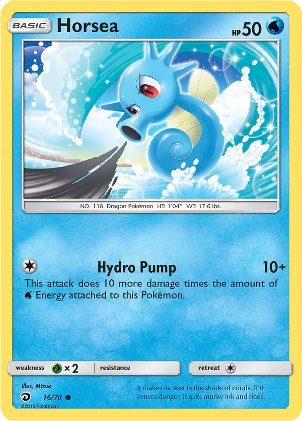 Carta Horsea 16/70 de Dragon Majesty
