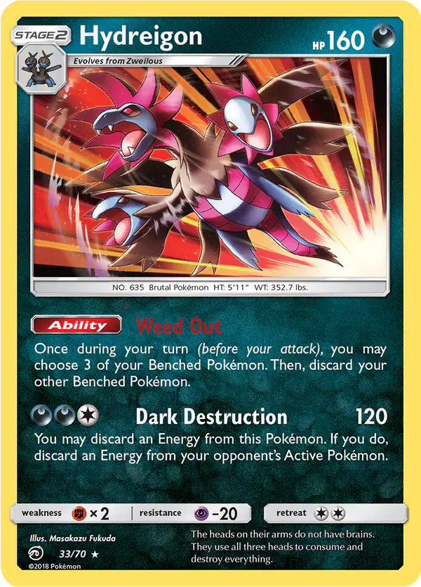 Carta Hydreigon 33/70 de Dragon Majesty